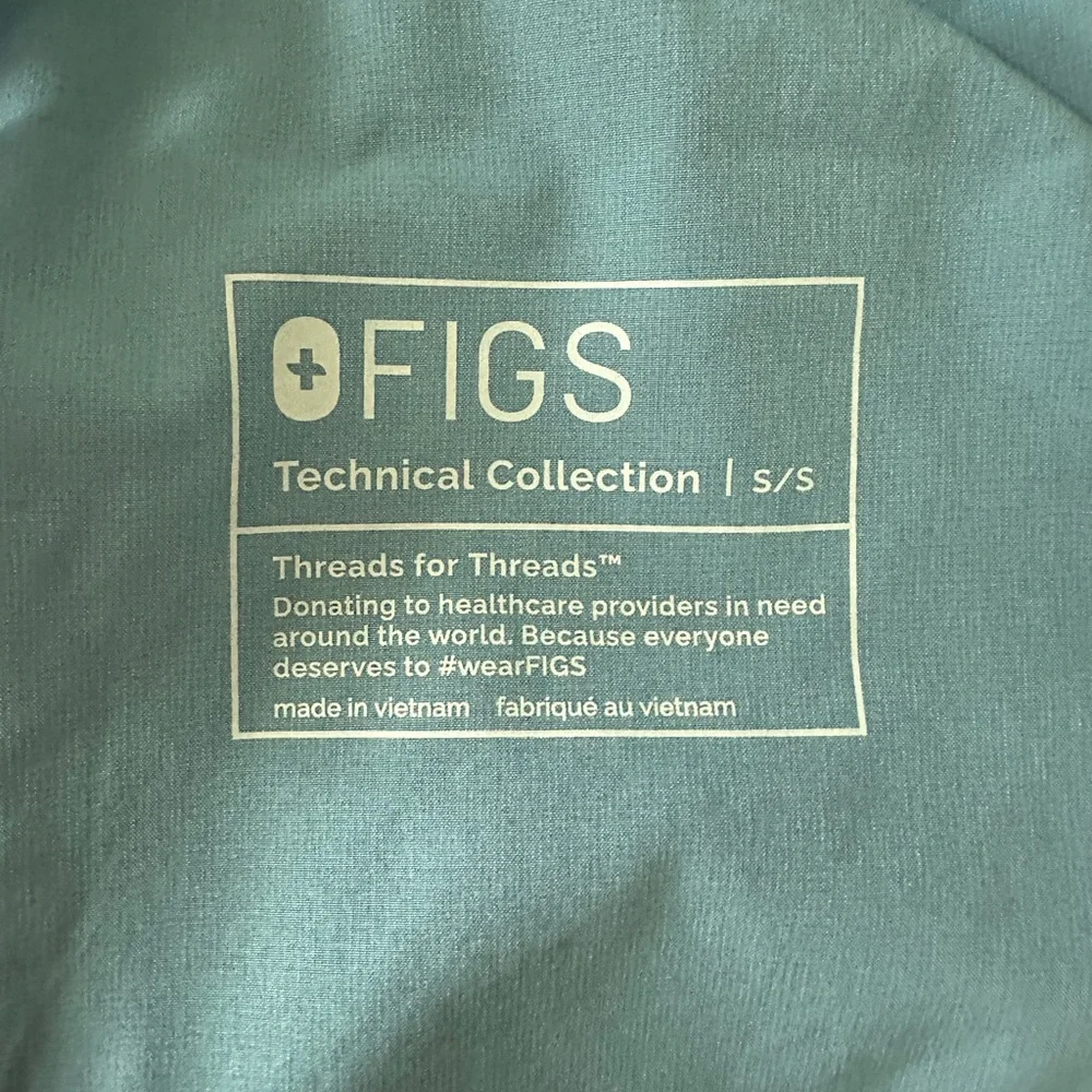 EUC FIGS Cool Blue Tansen scrub pants - Picture 2 of 6